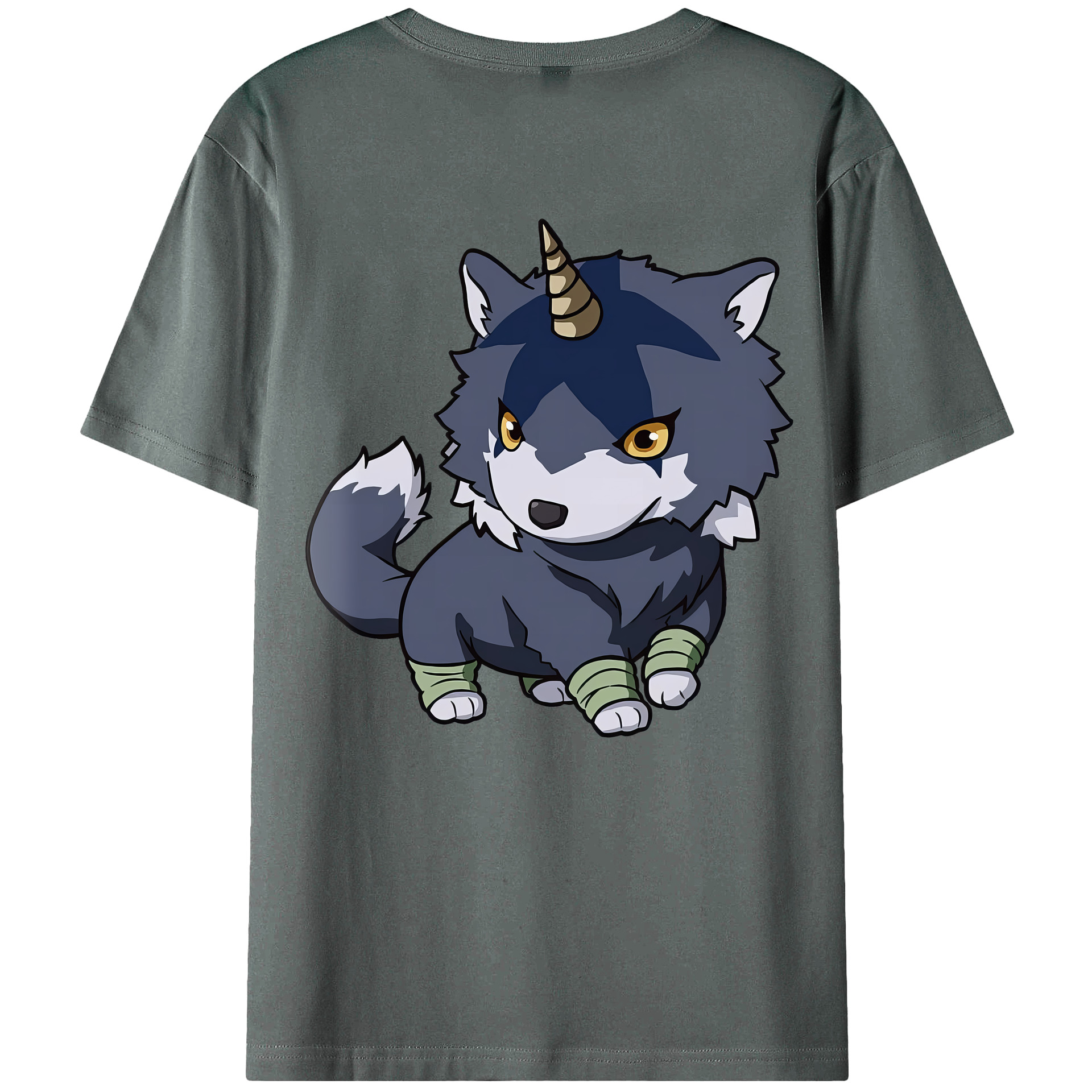 （画像用） 転スラ Regarding Reincarnated to Slime 綿100％ メンズ半袖Tシャツ（バックプリント） 通気性